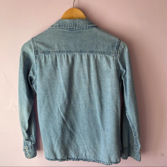 Denim Button Down Longsleeve Shirt - Picture 3 of 6